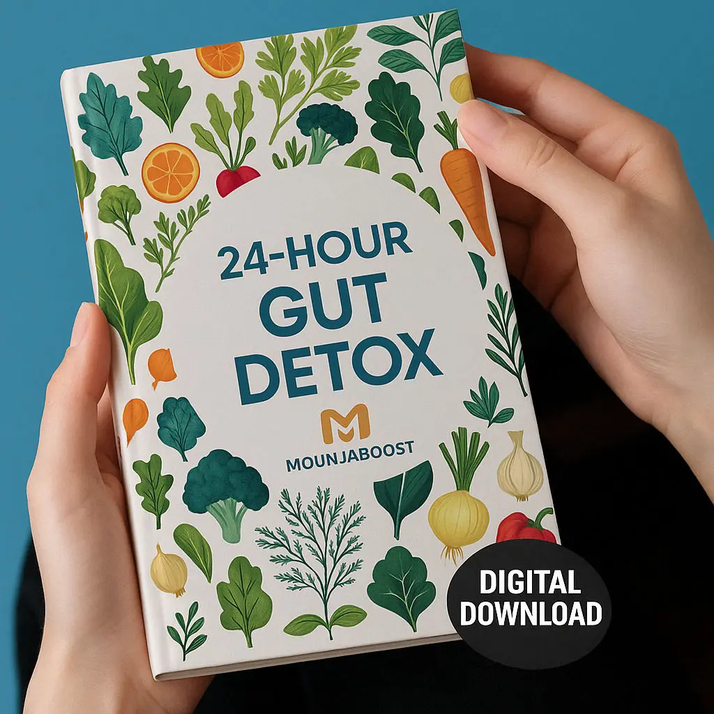 24-Hour Gut Detox — free digital bonus with MounjaBoost